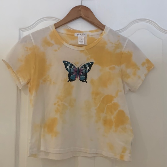 Tilly's Other - butterfly tie dye shirt